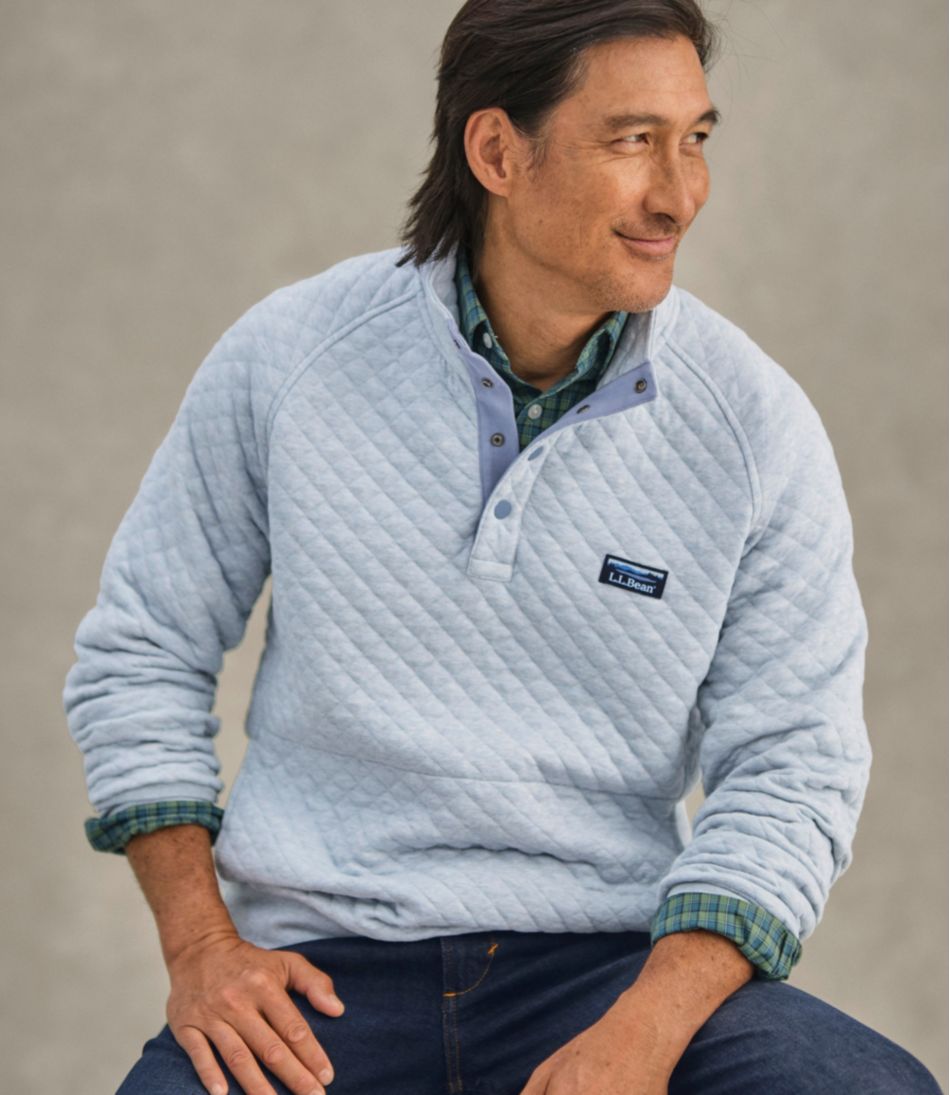 Men's Quilted Sweatshirt, Mockneck - L.L.Bean Latest