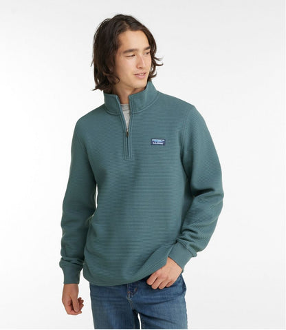Men's Lakewashed Double-Knit Quarter-Zip Pullover - L.L.Bean Quality