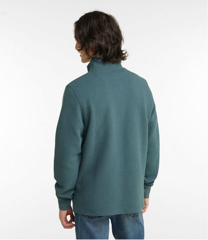 Men's Lakewashed Double-Knit Quarter-Zip Pullover - L.L.Bean Quality
