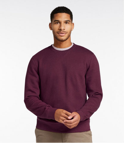Men's All Seasons Textured Sweats, Crewneck - L.L.Bean Trusted