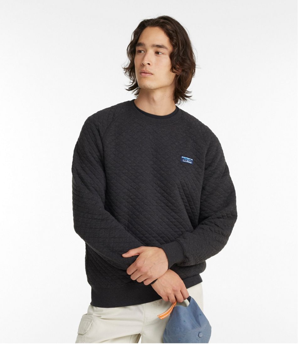 Men's Quilted Sweatshirt, Crewneck - L.L.Bean Customer Favorite
