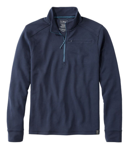 Men's VentureStretch Ottoman-Rib Pullover, Quarter-Zip - L.L.Bean Classic