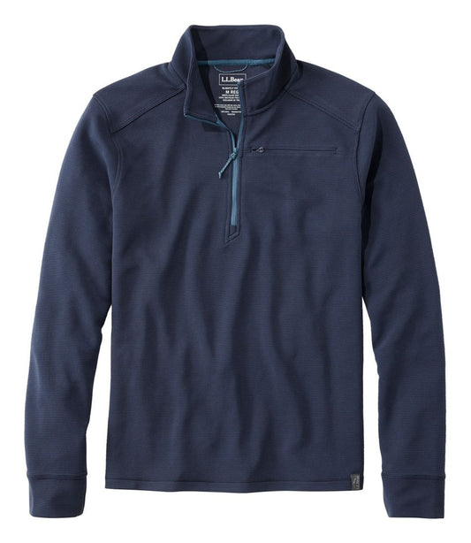 Men's VentureStretch Ottoman-Rib Pullover, Quarter-Zip - L.L.Bean Classic