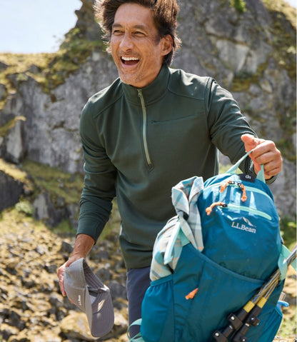 Men's VentureStretch Ottoman-Rib Pullover, Quarter-Zip - L.L.Bean Classic