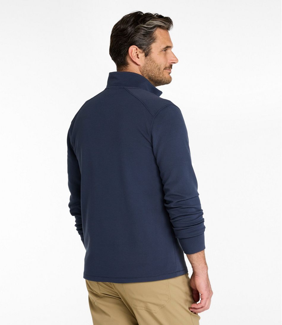 Men's VentureStretch Ottoman-Rib Pullover, Quarter-Zip - L.L.Bean Classic