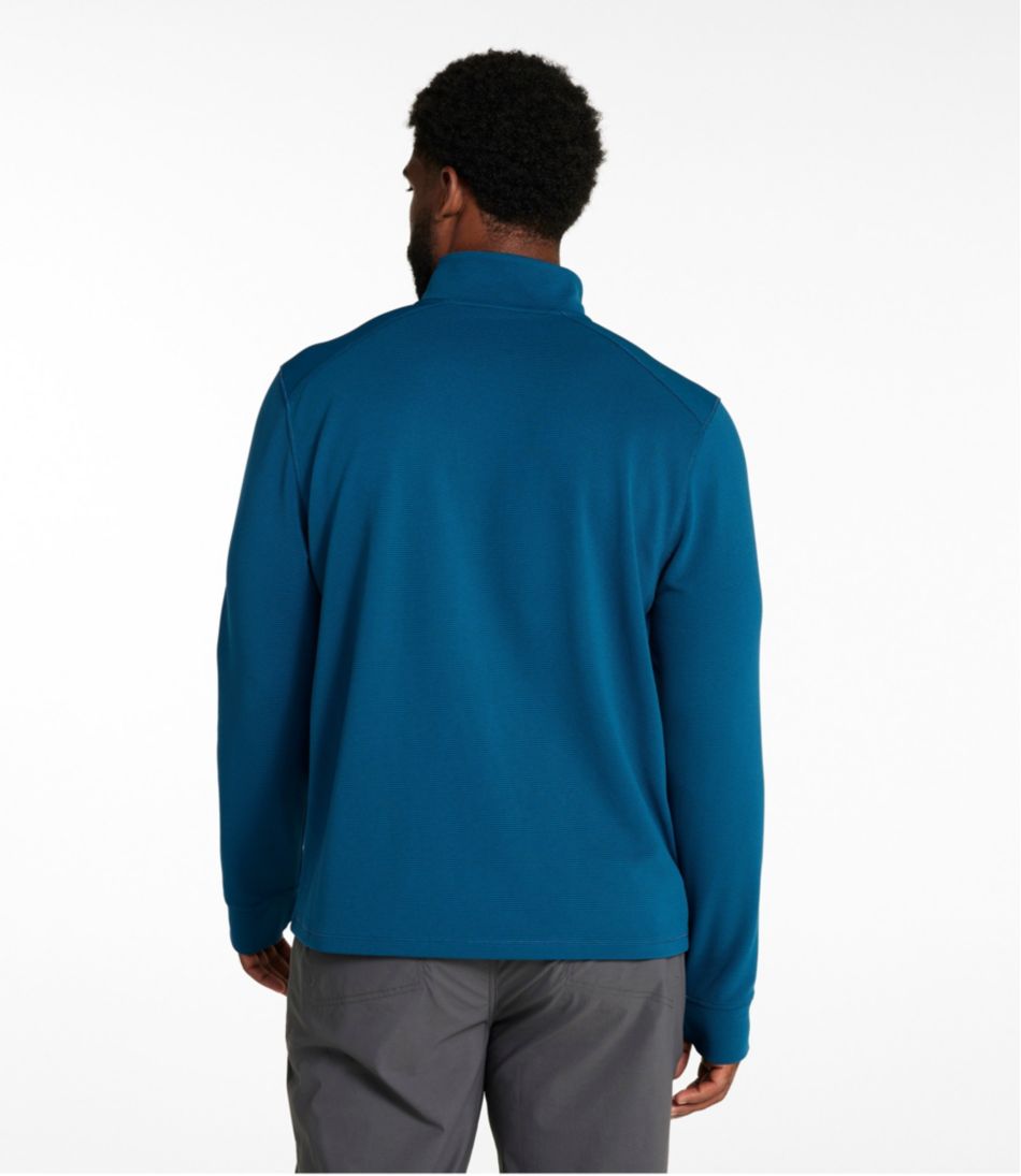 Men's VentureStretch Ottoman-Rib Pullover, Quarter-Zip - L.L.Bean Classic