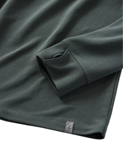 Men's VentureStretch Ottoman-Rib Pullover, Quarter-Zip - L.L.Bean Classic