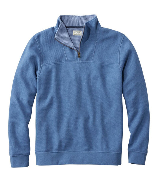 Men's All Seasons Textured Sweats, Quarter-Zip - L.L.Bean Essential