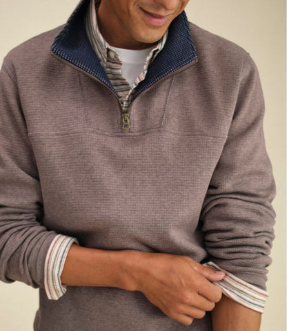 Men's All Seasons Textured Sweats, Quarter-Zip - L.L.Bean Essential