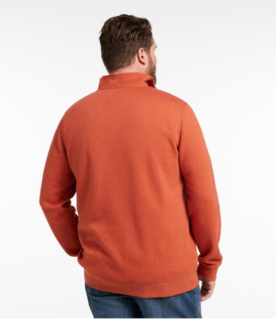 Men's All Seasons Textured Sweats, Quarter-Zip - L.L.Bean Essential