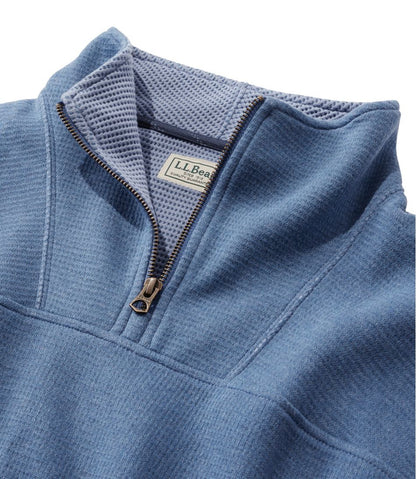 Men's All Seasons Textured Sweats, Quarter-Zip - L.L.Bean Essential