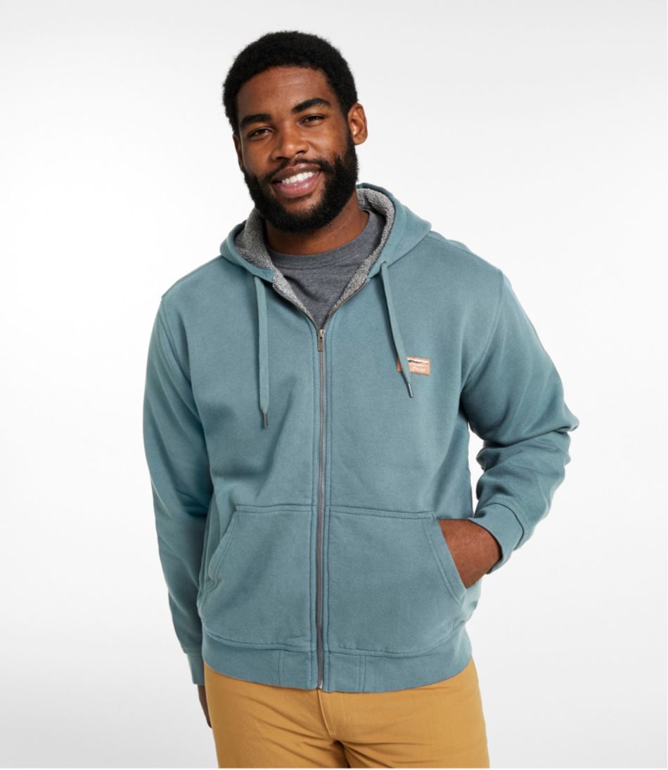 Men's Katahdin Iron Works® Hooded Sweatshirt, Fleece-Lined - L.L.Bean Great Value