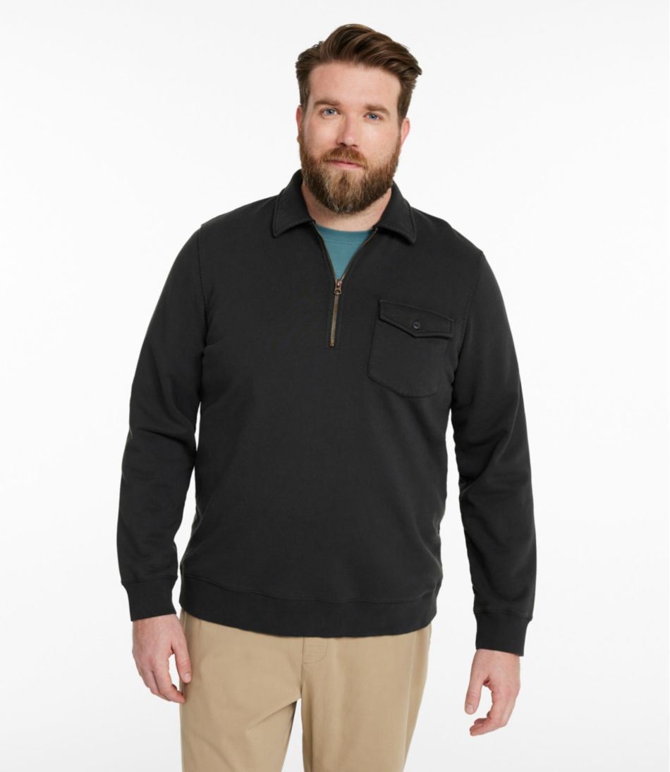 Men's Sunwashed Sweatshirt, Quarter-Zip Polo, Long-Sleeve - L.L.Bean Trusted