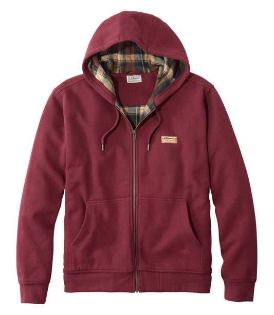 Men's Katahdin Iron Works® Hooded Sweatshirt, Flannel-Lined - L.L.Bean Customer Favorite