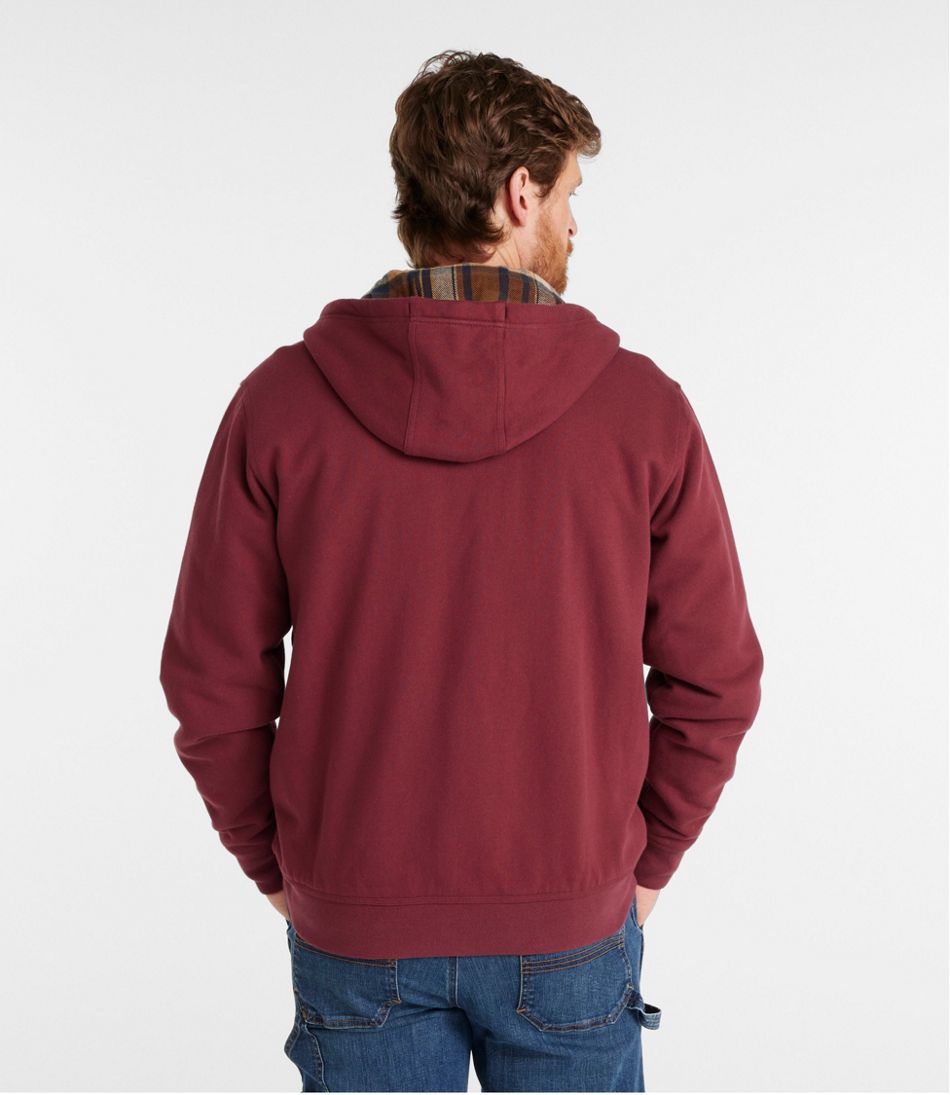 Men's Katahdin Iron Works® Hooded Sweatshirt, Flannel-Lined - L.L.Bean Customer Favorite