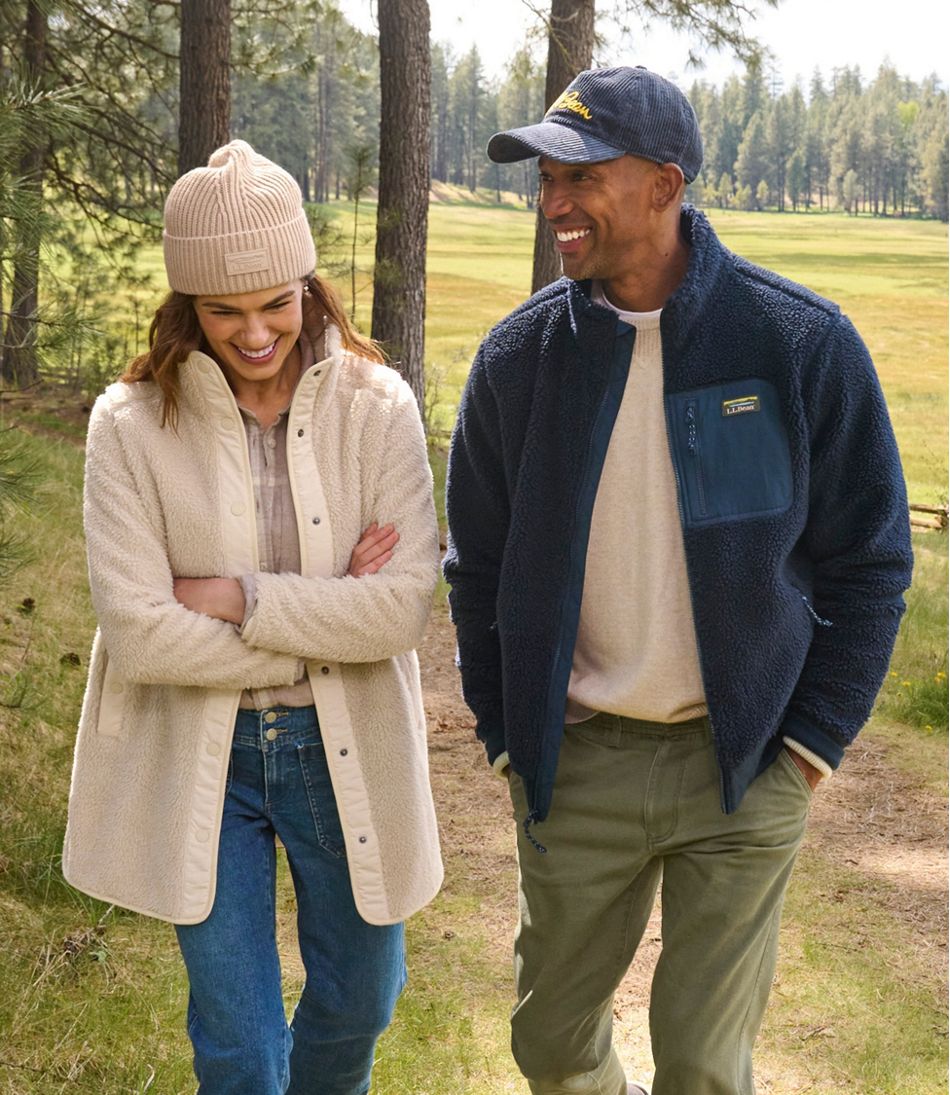 Men's Bean's Sherpa Fleece Jacket - L.L.Bean Great Value