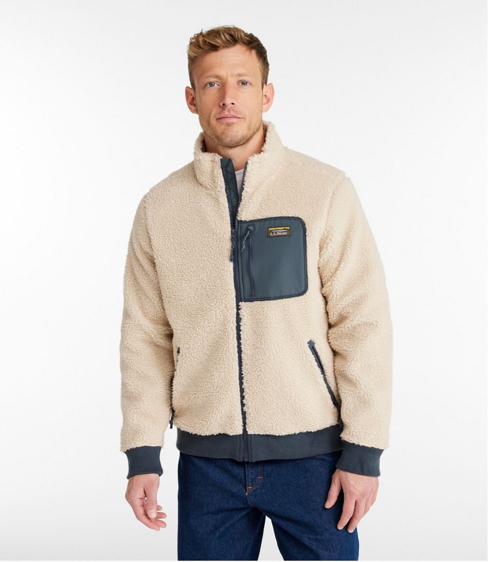Men's Bean's Sherpa Fleece Jacket - L.L.Bean Great Value