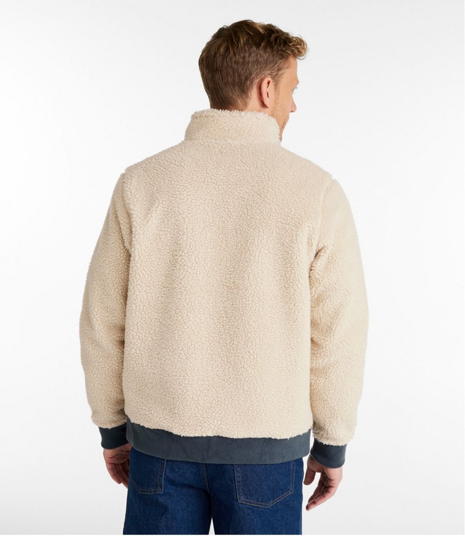 Men's Bean's Sherpa Fleece Jacket - L.L.Bean Great Value