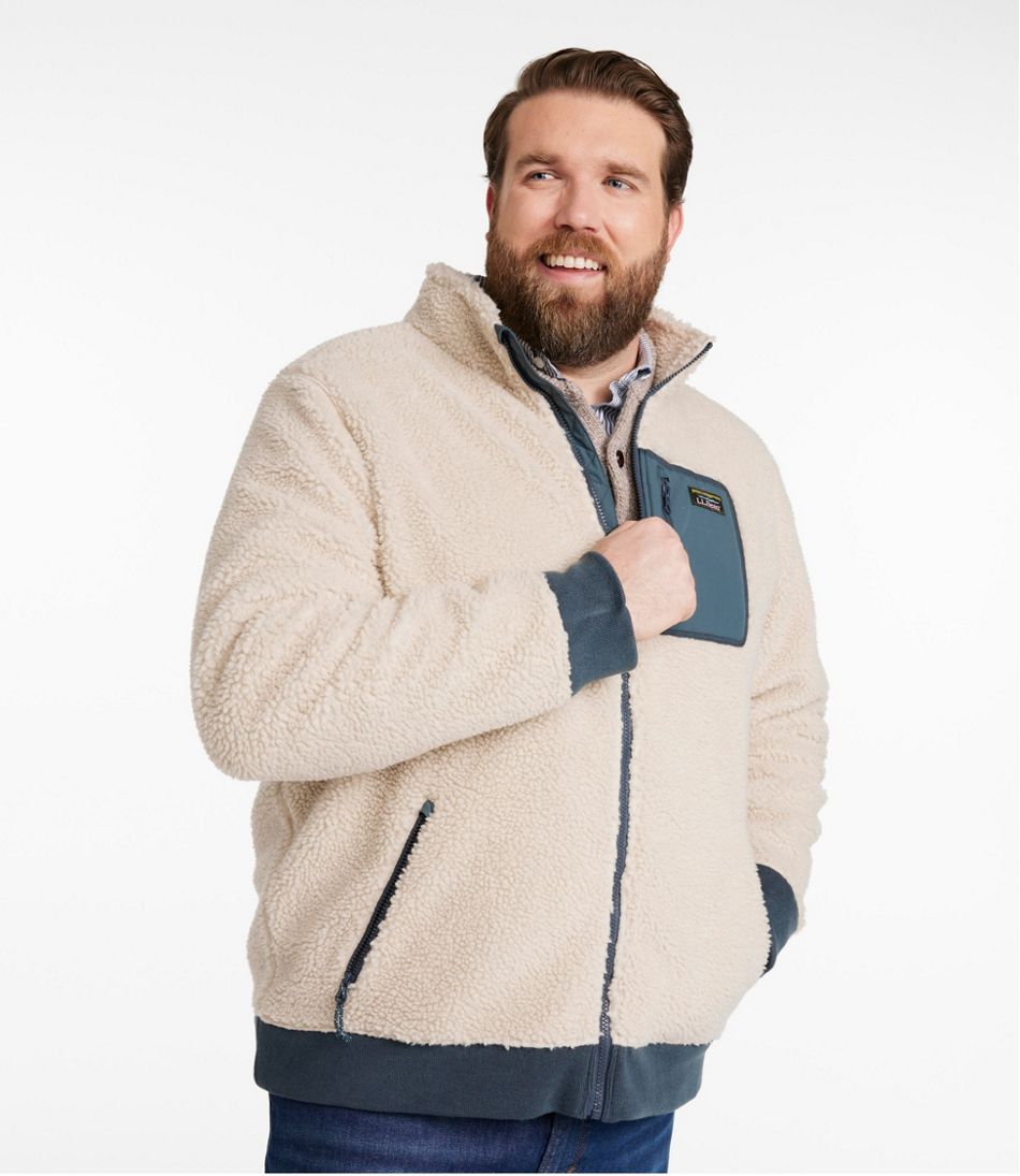 Men's Bean's Sherpa Fleece Jacket - L.L.Bean Great Value