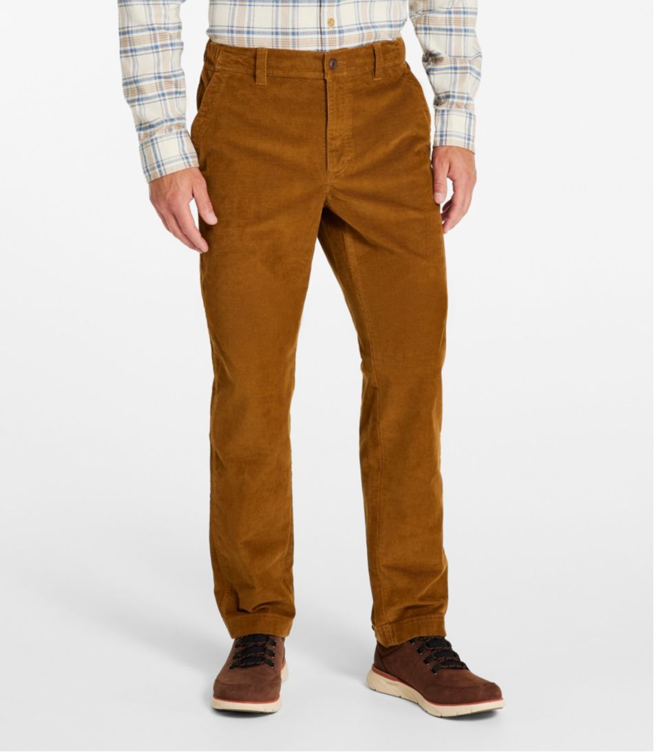 Men's BeanFlex® Corduroy Pants, Standard Fit, Straight Leg, Comfort Waist - L.L.Bean Great Value