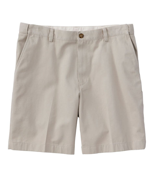 Men's Wrinkle-Free Double L® Chino Shorts, Natural Fit, Hidden Comfort Waist, 8" - L.L.Bean Great Value