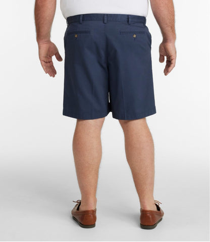 Men's Wrinkle-Free Double L® Chino Shorts, Natural Fit, Hidden Comfort Waist, 8" - L.L.Bean Great Value