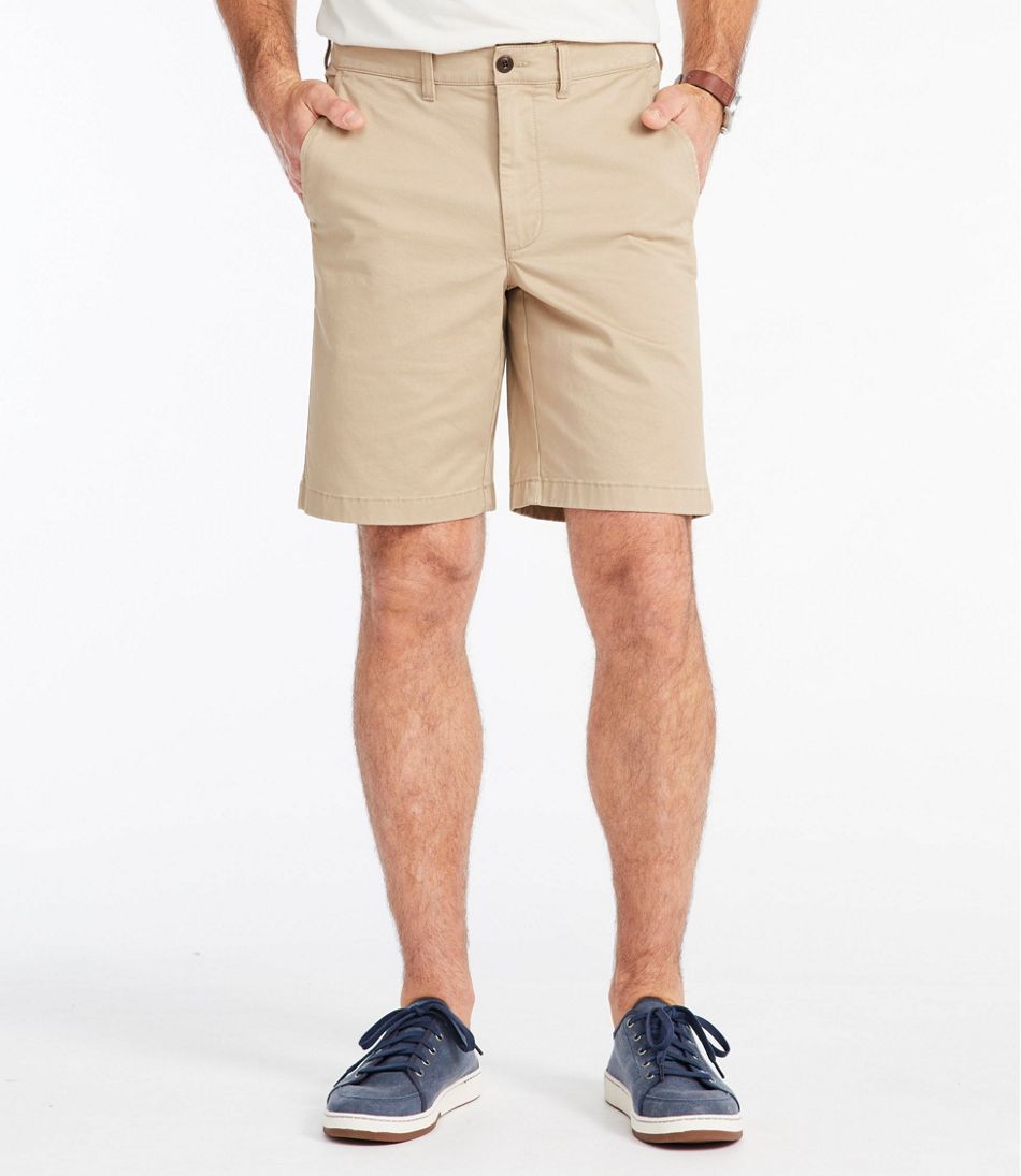 Men's Lakewashed® Stretch Khaki Shorts, 9" - L.L.Bean Essential