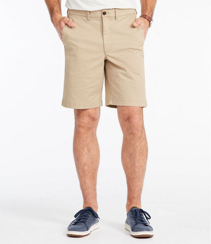 Men's Lakewashed® Stretch Khaki Shorts, 9" - L.L.Bean Essential