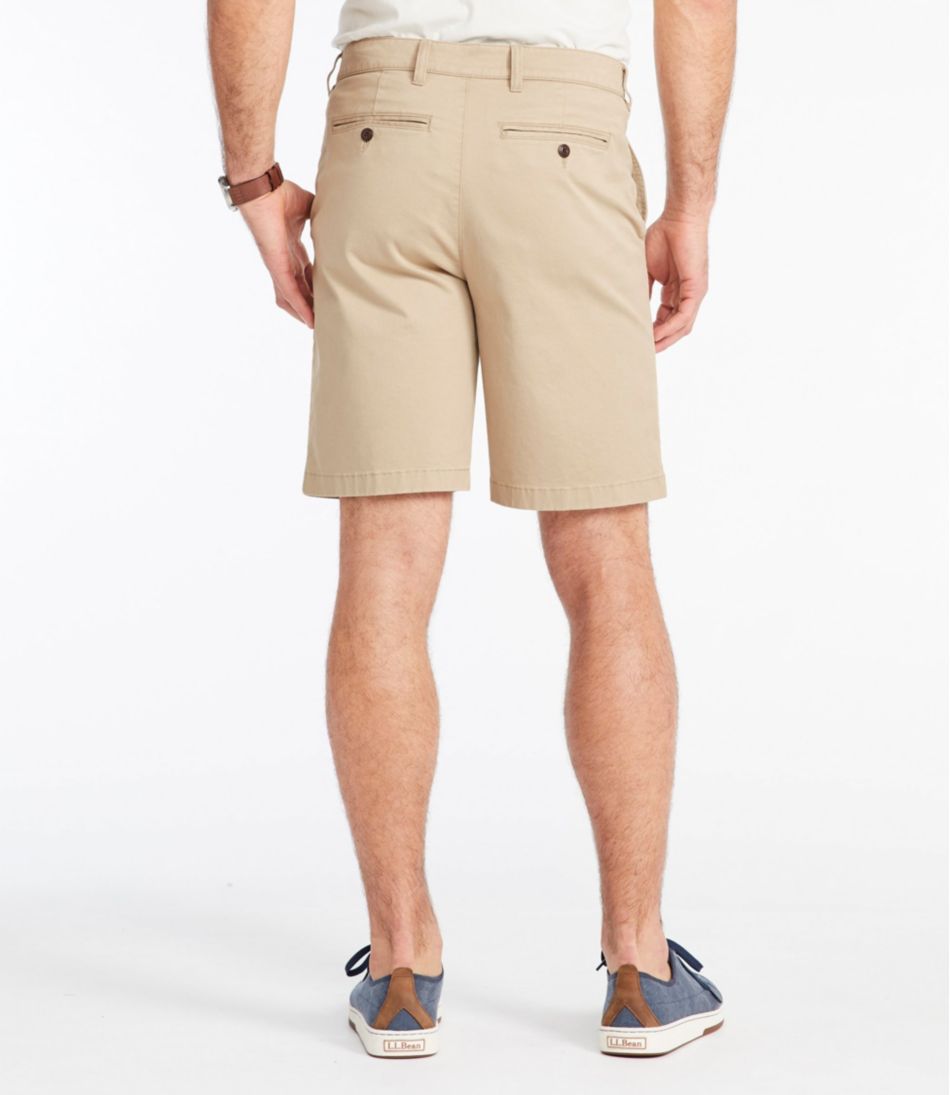 Men's Lakewashed® Stretch Khaki Shorts, 9" - L.L.Bean Essential