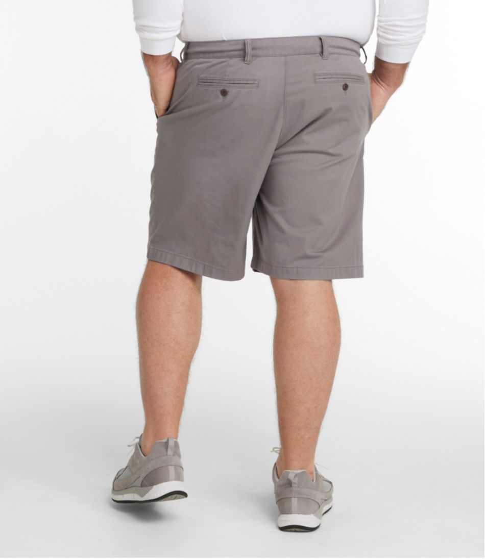 Men's Lakewashed® Stretch Khaki Shorts, 9" - L.L.Bean Essential
