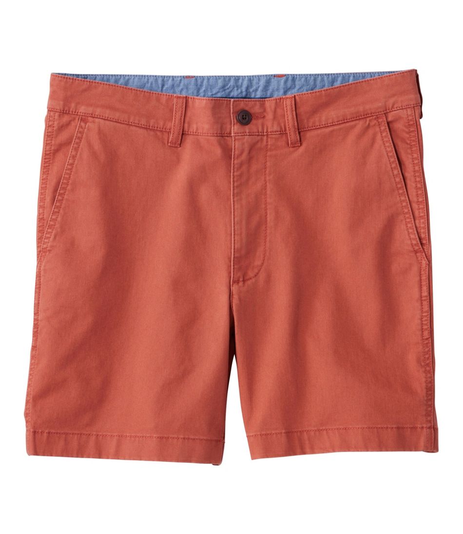 Men's Lakewashed® Stretch Khaki Shorts, 6" - L.L.Bean Value