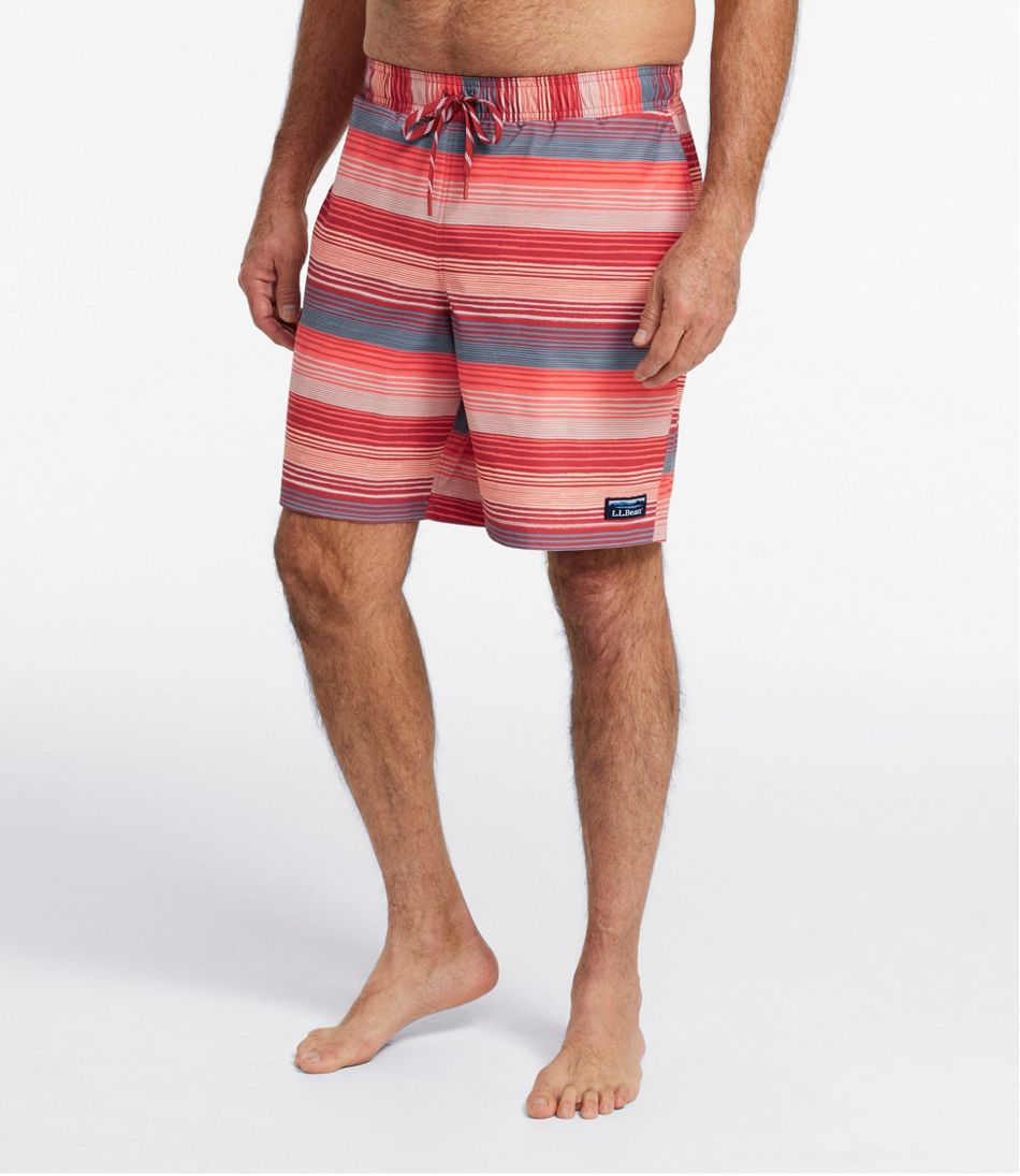 Men's Vacationland Stretch Swim Trunks, Print, 8" - L.L.Bean Customer Favorite