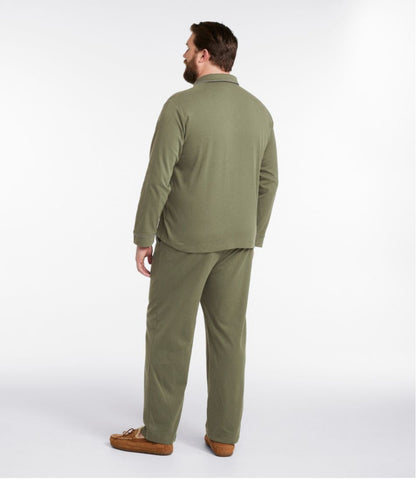 Men's Bean's Cotton Knit Pajamas, Button-Front PJ Set - L.L.Bean Value