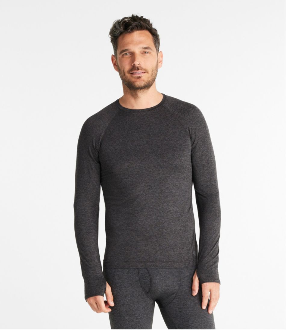 Men's L.L.Bean Simple Soft Base Layer, Crew - L.L.Bean Value