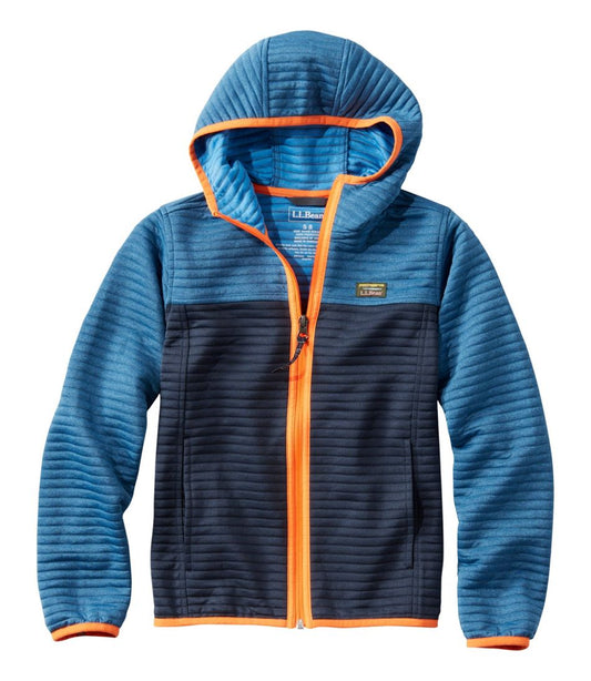 Kids' Airlight Full-Zip Hoodie, Colorblock - L.L.Bean Great Value