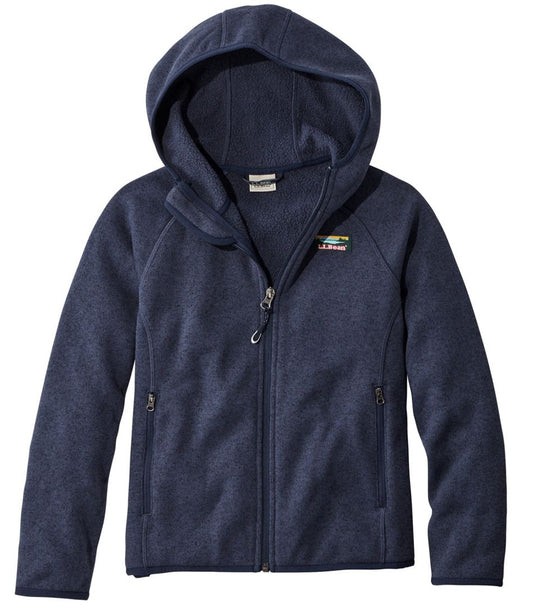 Kids' L.L.Bean Sweater Fleece, Hooded - L.L.Bean Customer Favorite