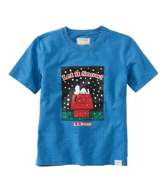 Kids' L.L.Bean x Peanuts Short-Sleeve Tee - L.L.Bean Essential