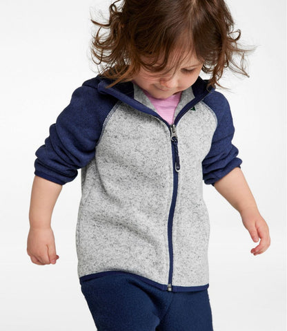 Infants' and Toddlers' L.L.Bean Sweater Fleece, Hooded Colorblock - L.L.Bean Quality