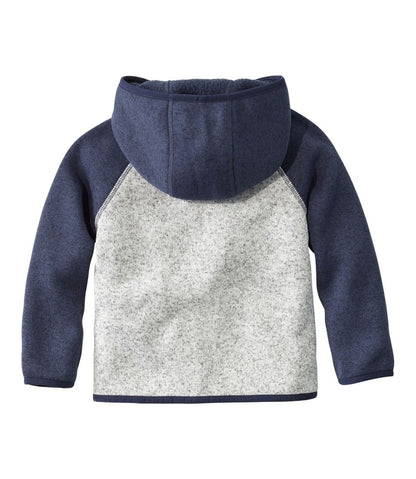 Infants' and Toddlers' L.L.Bean Sweater Fleece, Hooded Colorblock - L.L.Bean Quality