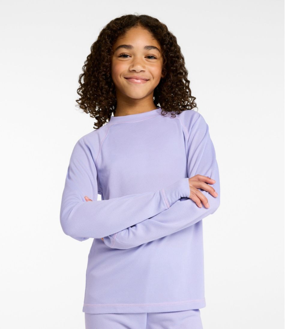 Kids' Wicked Warm Midweight Long Underwear, Top - L.L.Bean Trusted