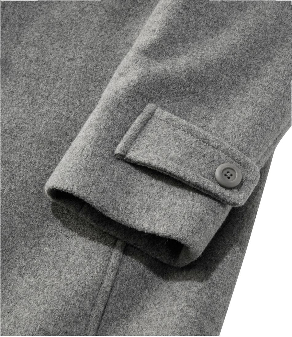 Women's Classic Lambswool Polo Coat, Three-Quarter Length - L.L.Bean Quality