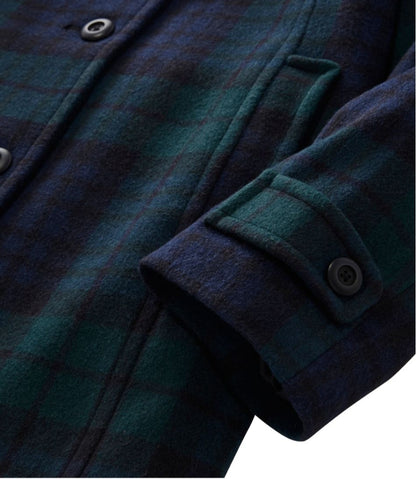 Women's Classic Lambswool Polo Coat, Three-Quarter, Pattern - L.L.Bean Customer Favorite