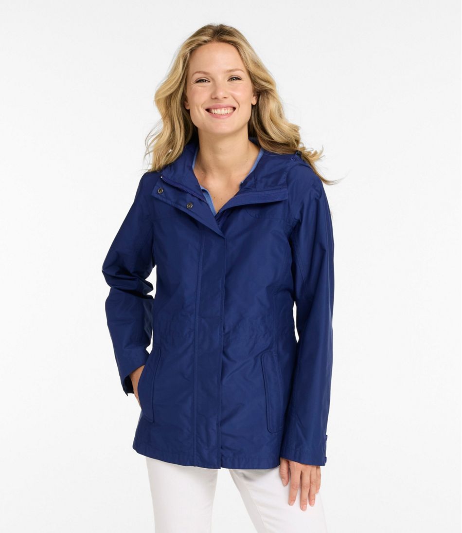 Women's H2OFF Rain Jacket, PrimaLoft-Lined - L.L.Bean Essential