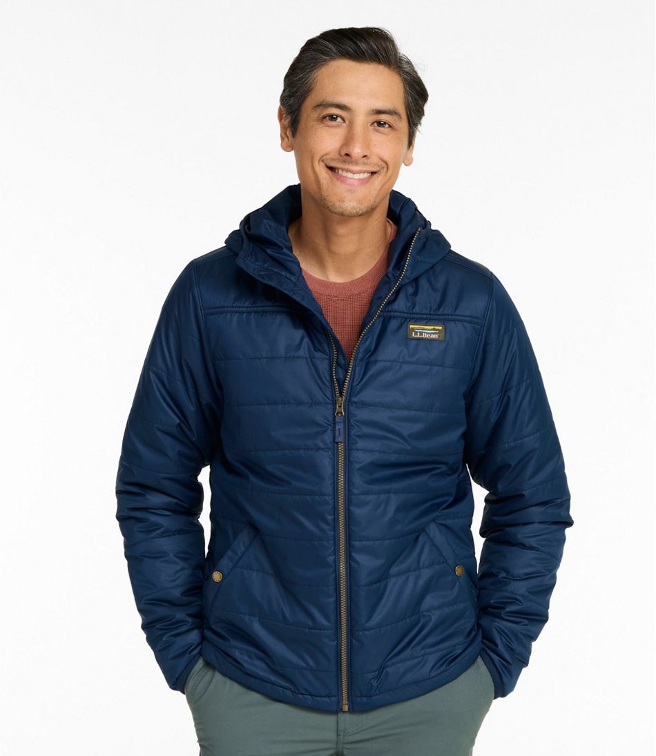 Men's Mountain Classic Puffer Hooded Jacket - L.L.Bean Value
