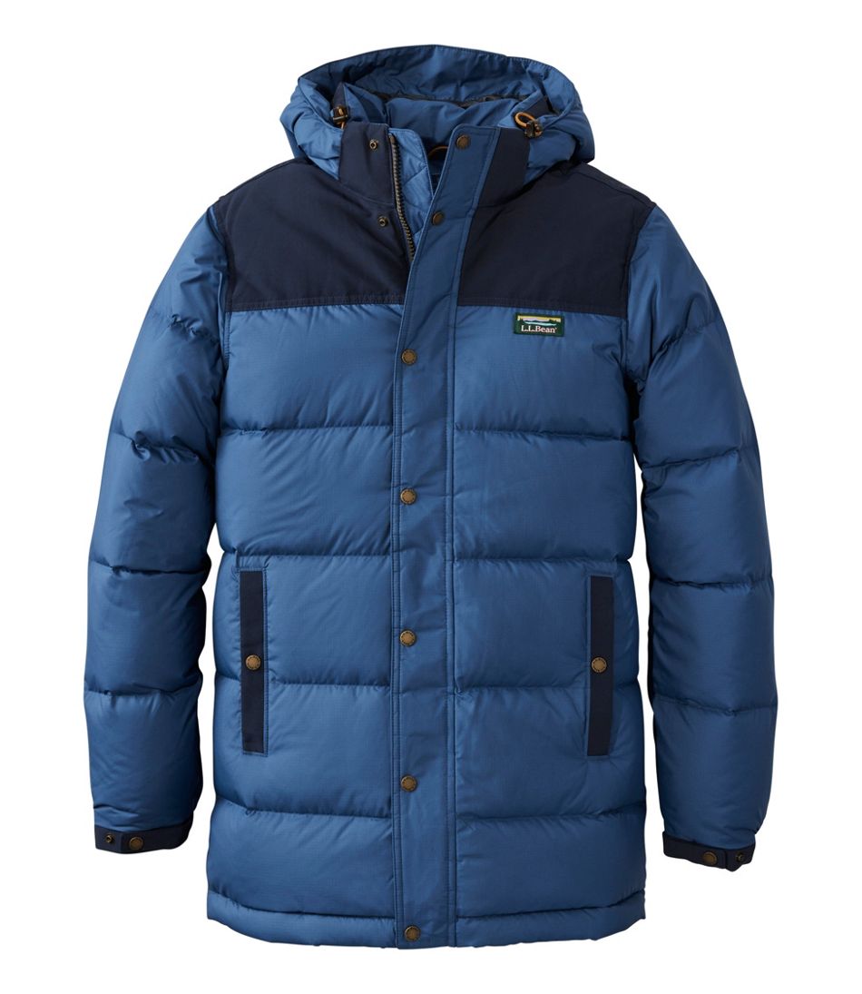 Men's Mountain Classic Down Parka, Colorblock - L.L.Bean Value