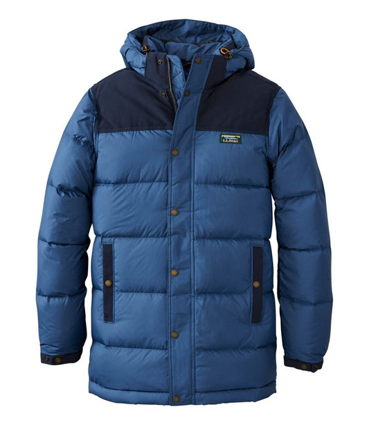 Men's Mountain Classic Down Parka, Colorblock - L.L.Bean Value