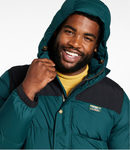 Men's Mountain Classic Down Parka, Colorblock - L.L.Bean Value