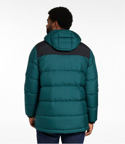 Men's Mountain Classic Down Parka, Colorblock - L.L.Bean Value