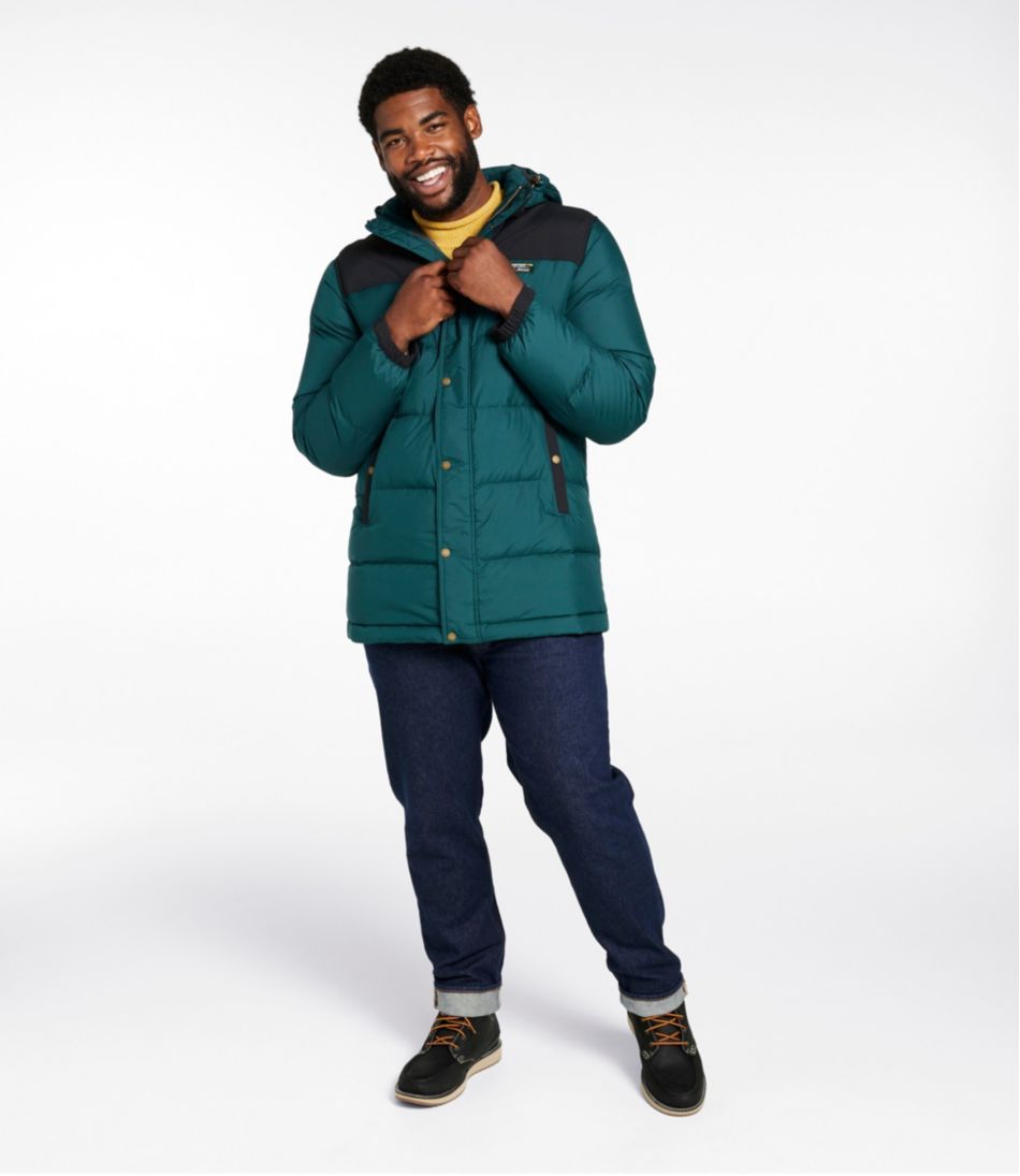 Men's Mountain Classic Down Parka, Colorblock - L.L.Bean Value
