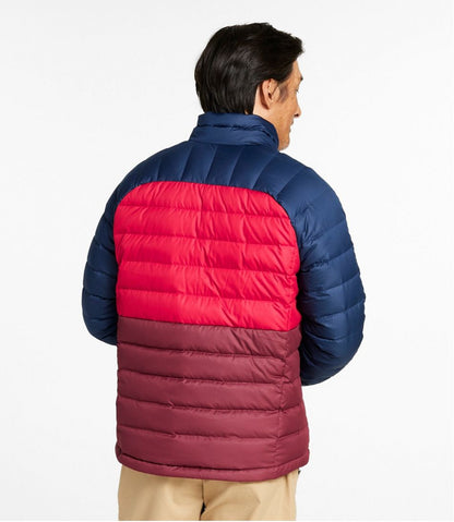 Men's Bean's Down Jacket, Colorblock - L.L.Bean Great Value
